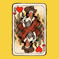 Queen Of Hearts Cowgirl Premium Sweatshirt | Teevron