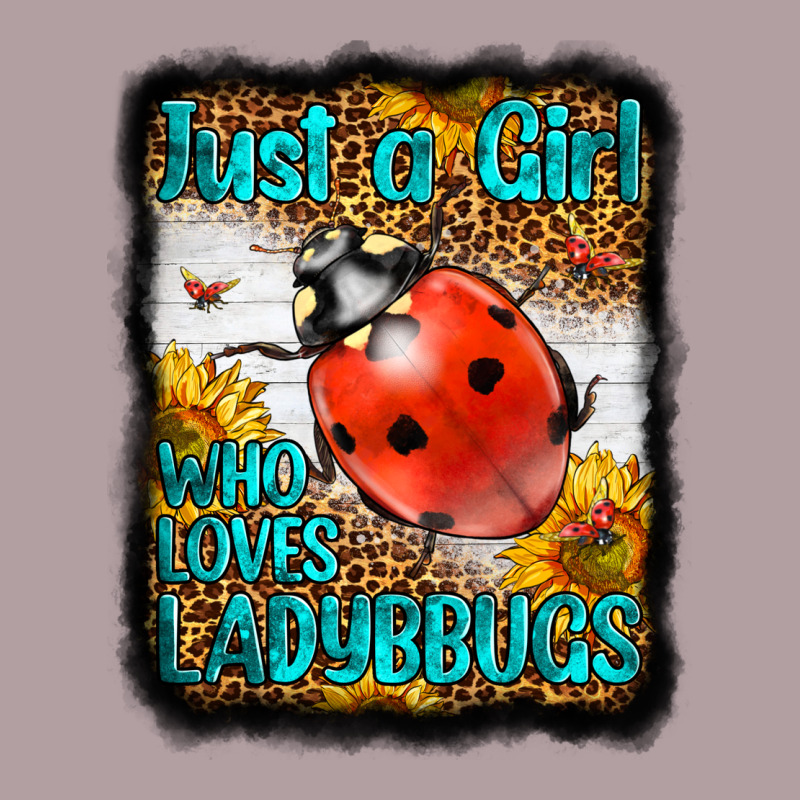 Western Just A Girl Who Loves Ladybug Vintage Hoodie by LillyAllenDesigns | Teevron