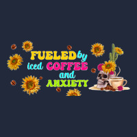 Fueled By ıced Coffee And Anxiety Premium Sweatshirt | Teevron