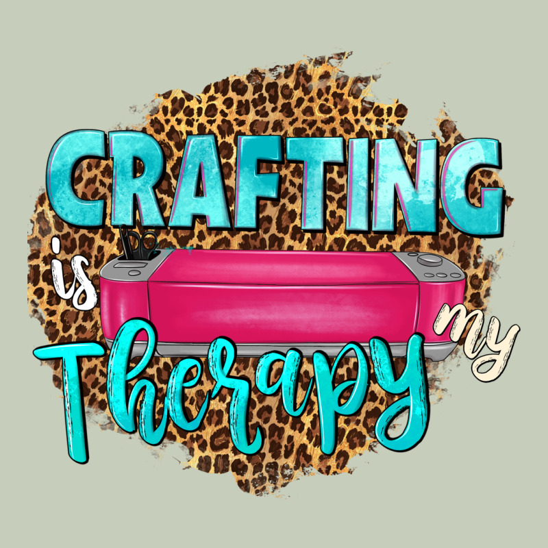 Crafting Is My Therapy Long Sleeve Tee by NancyCooperArtShop | Teevron
