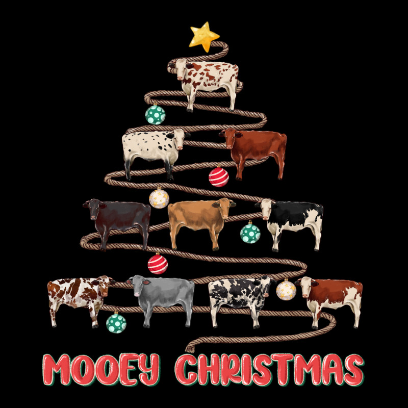 Mooey Christmas Long Sleeve Tee by MaliasSmallBusiness | Teevron