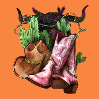 Cowgirl Boots Hat Horns Cactus Premium Sweatshirt | Teevron