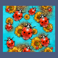 Western Sunflowers Ladybug Vintage Hoodie | Teevron