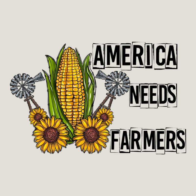 America Needs Farmers Heavy Core Tee by CowhideDigitalArt | Teevron
