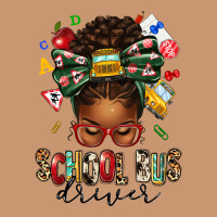 School Bus Driver Afro Messy Bun Heavyweight Hoodie | Teevron