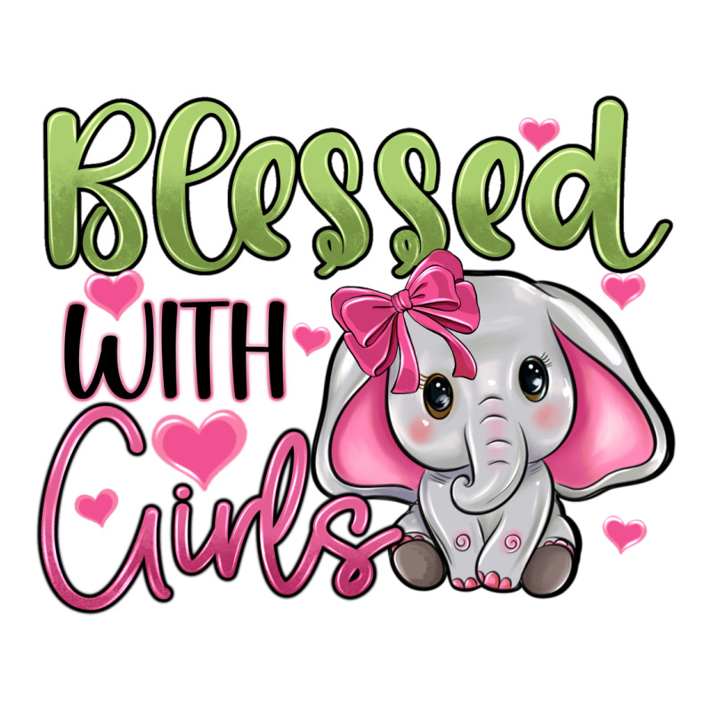 Blessed With Girls Premium Tee by JahusDesignShop | Teevron