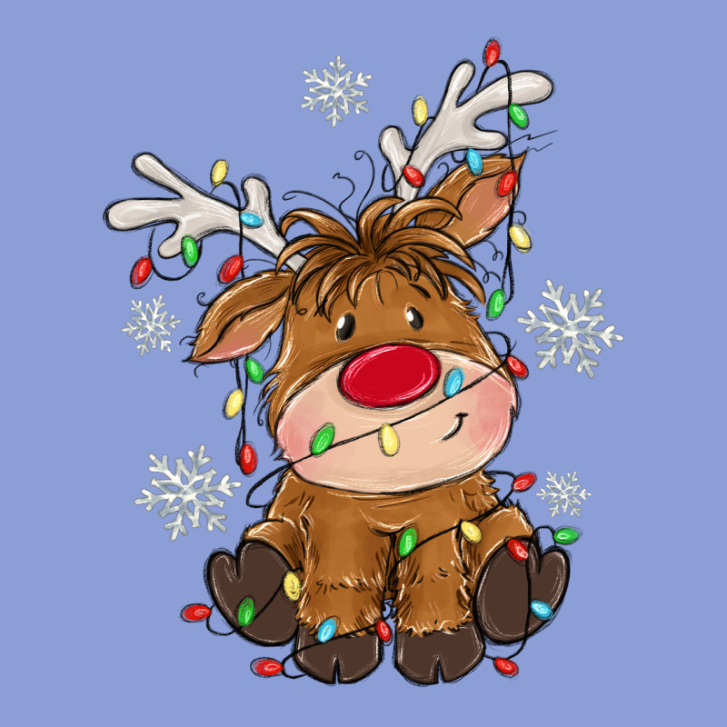 Christmas Reindeer Long Sleeve Tee by MaliasSmallBusiness | Teevron