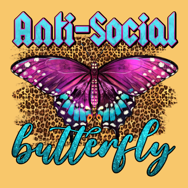 Western Anti-social Butterfly Vintage Hoodie by LillyAllenDesigns | Teevron