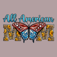 All American Mom American Flag Butterfly Vintage Hoodie | Teevron