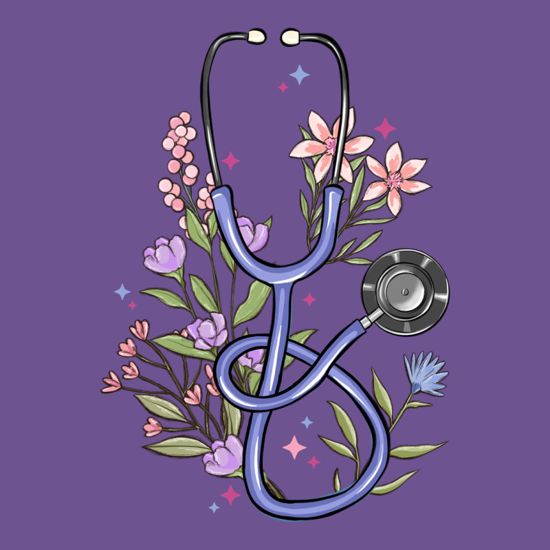 Floral Stethoscope Vintage Tee by MaliasSmallBusiness | Teevron