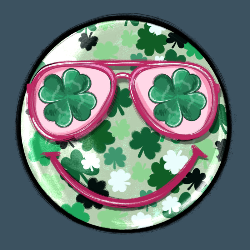 St Patrick's Smiley Urban Heavy Tee by MaliasSmallBusiness | Teevron