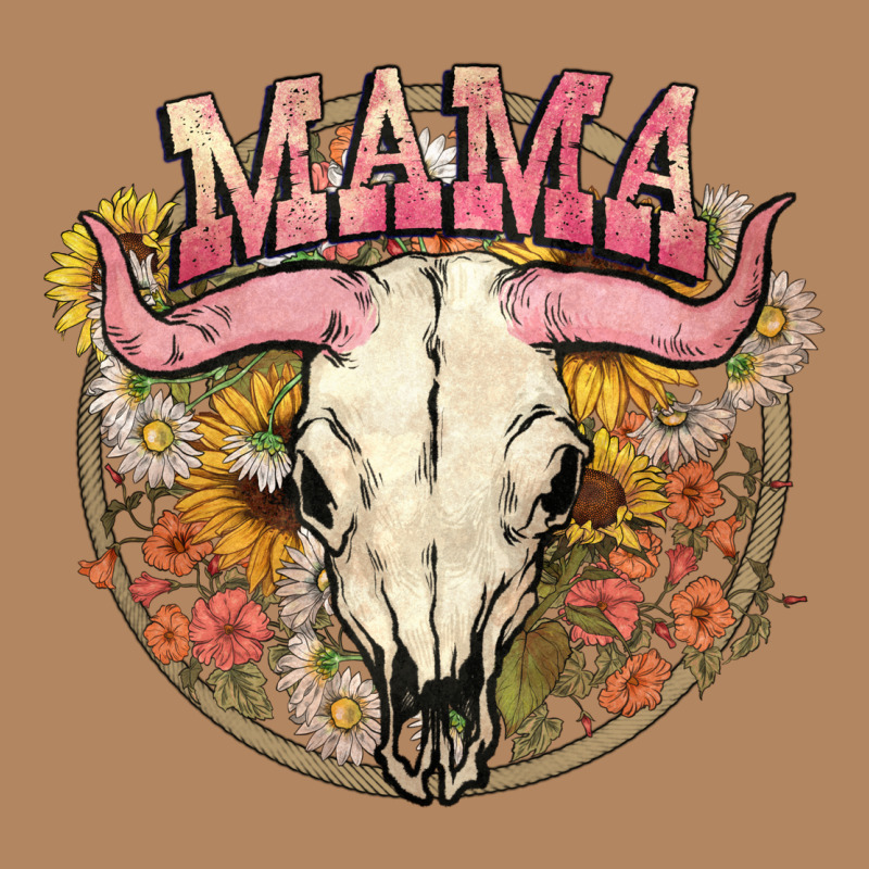 Bullskull Mama Long Sleeve Tee by NancyCooperArtShop | Teevron