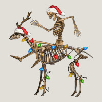 Skeleton Deer Santa Heavy Core Tee | Teevron