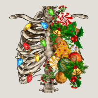 Skeleton Chest Christmas Heavy Core Tee | Teevron