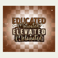 Educated Motivated Elevated Melanated Urban Heavy Tee | Teevron