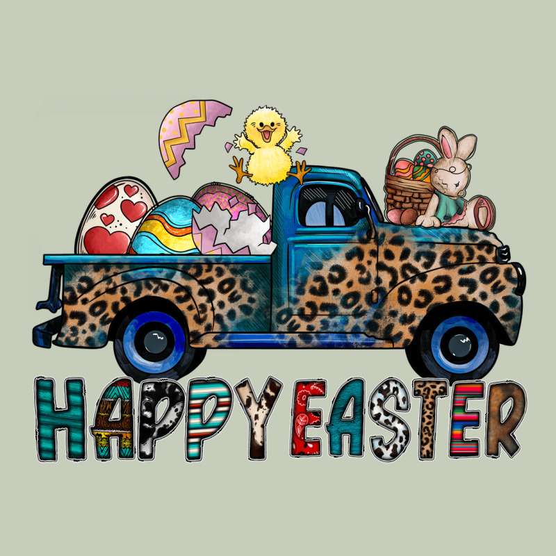 Happy Easter Truck Classic Tee by CowhideDigitalArt | Teevron