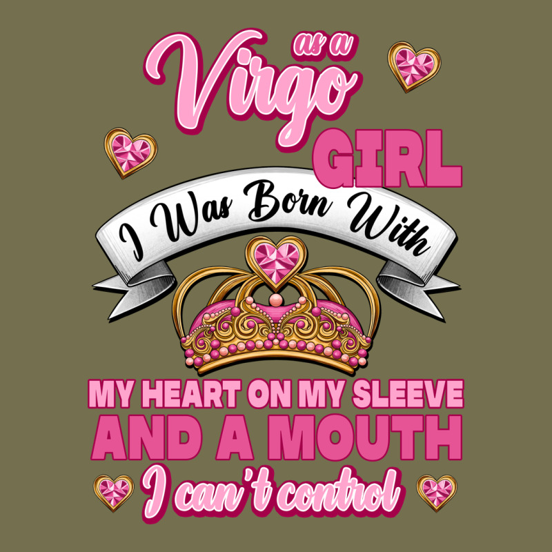 As A Virgo Girl Zodiac Girls Vintage Hoodie by Jasminsmagicworld | Teevron