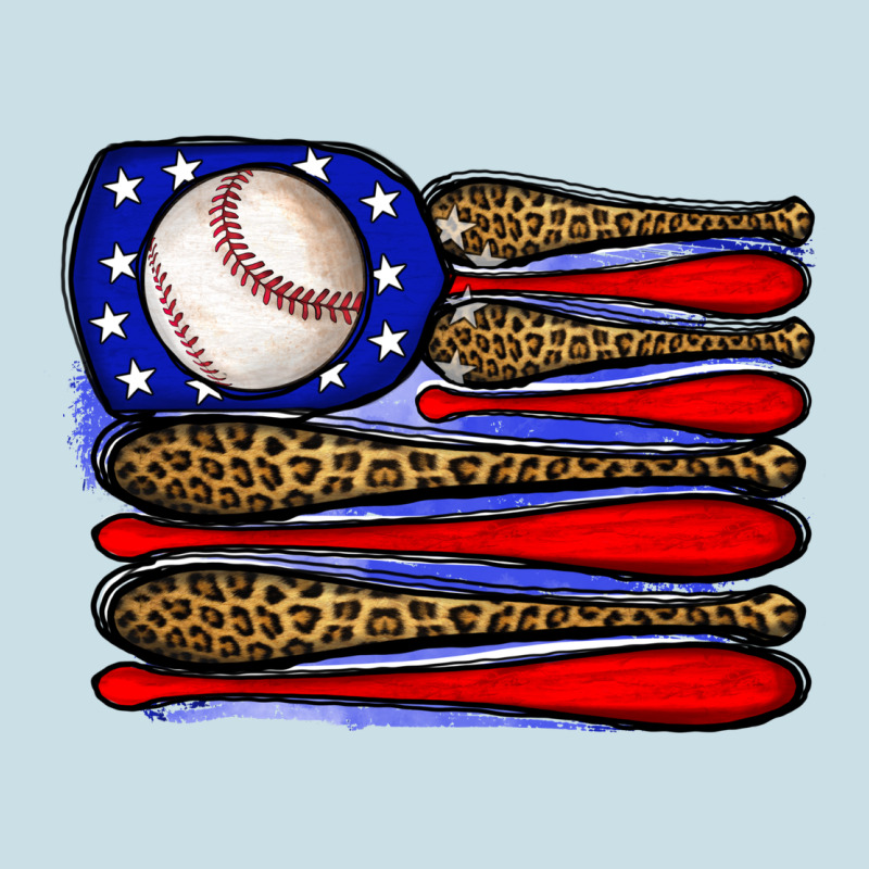 Leopard Baseball Flag3 Ladies Tee by JahusDesignShop | Teevron