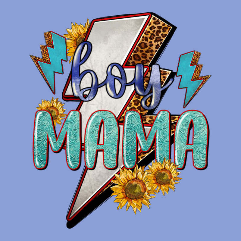 Boy Mama Lightning Bold Long Sleeve Tee by NancyCooperArtShop | Teevron
