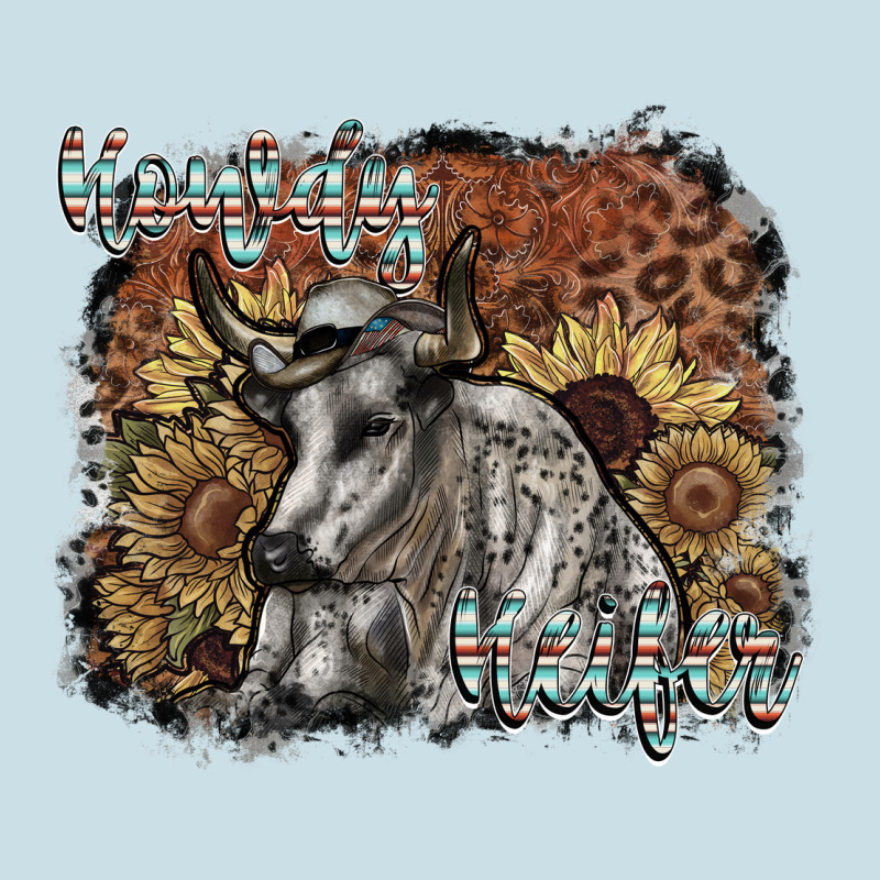 Howdy Heifer Ladies Tee by SublimationCraftShop | Teevron