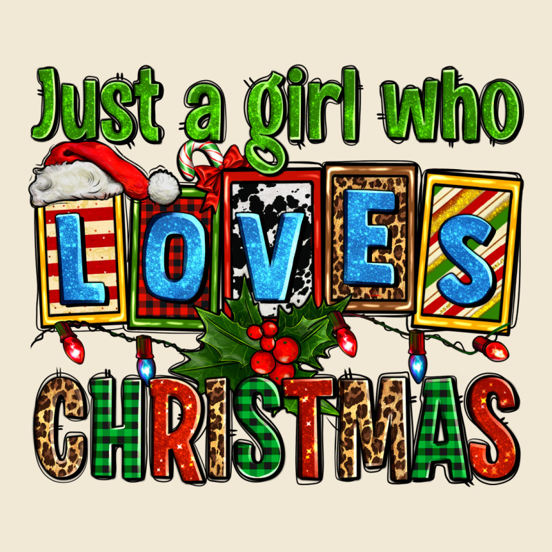 Just A Girl Who Loves Christmas Premium Tee by AdoDesignShop | Teevron