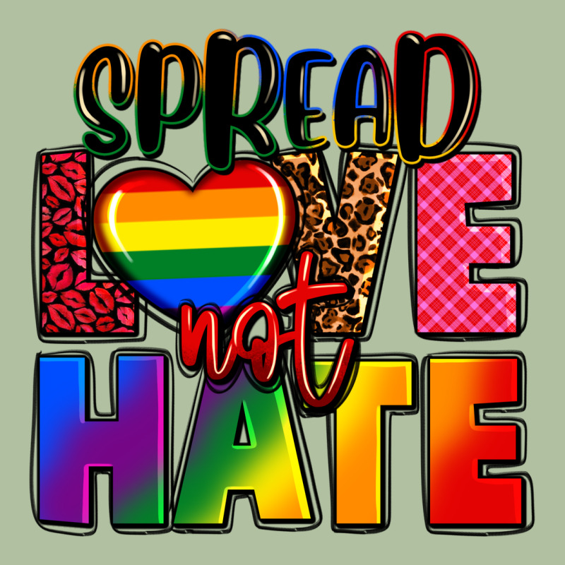 Spread Love Not Hate Urban Hoodie by FaDigitalArtStudio | Teevron