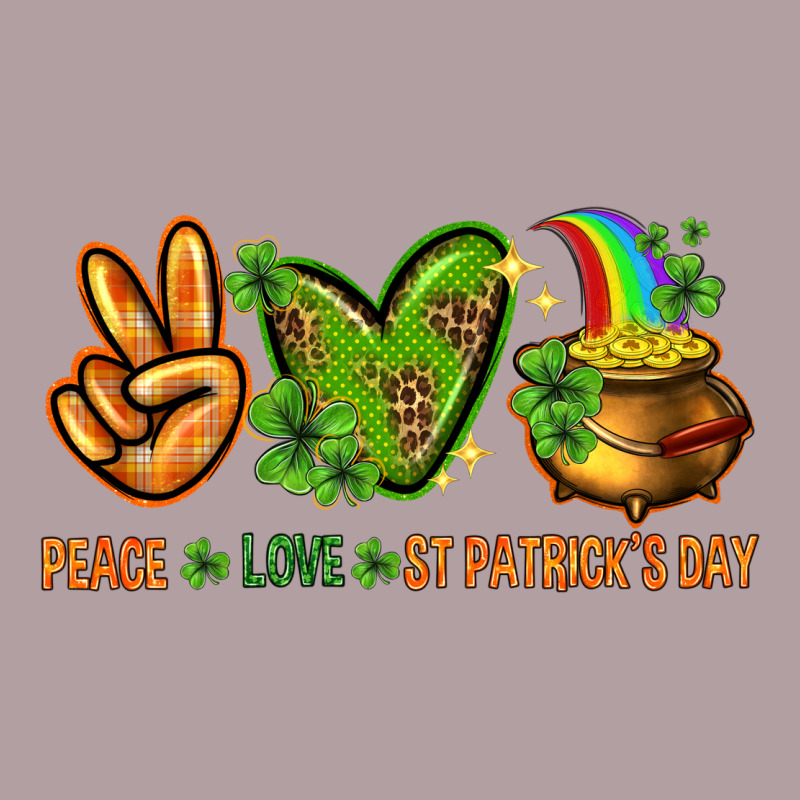 Peace Love St Patricks Day Vintage Hoodie by NancyCooperArtShop | Teevron