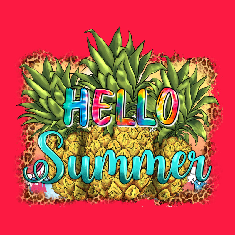Hello Summer Pineapple Zipper Hoodie by BarkalooDesign | Teevron