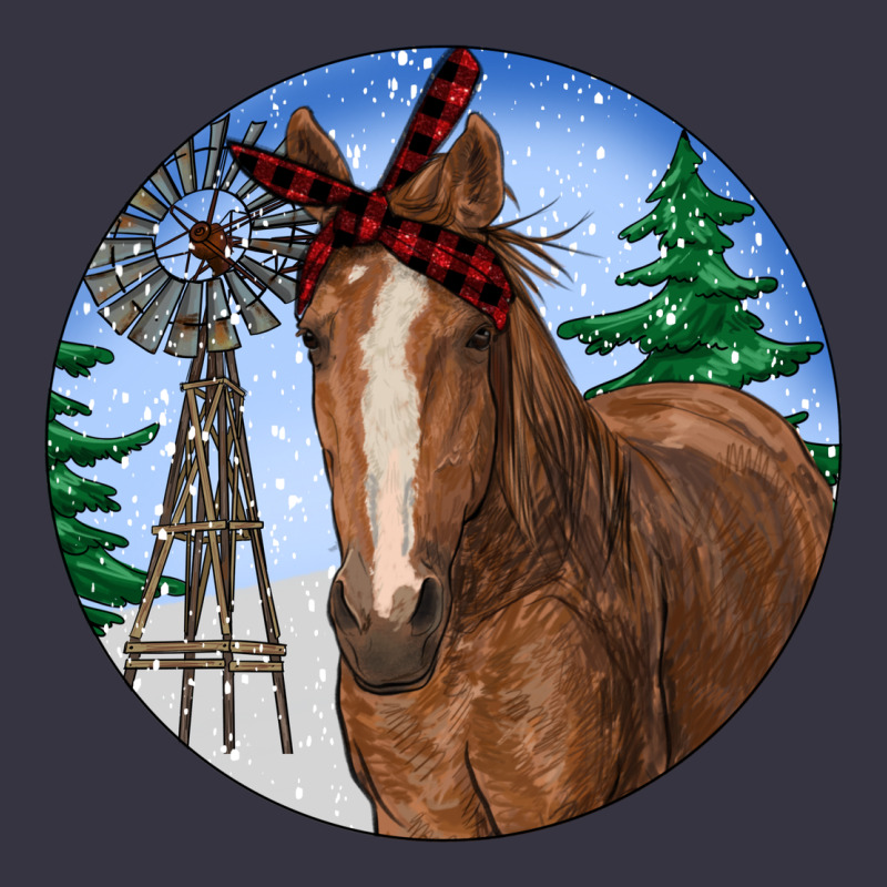 Horse Christmas Vintage Hoodie by RanaPortraitStore | Teevron