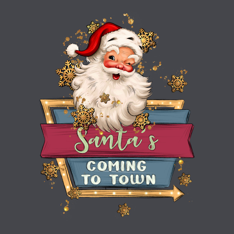 Santa's Coming To Town Long Sleeve Tee by MaliasSmallBusiness | Teevron
