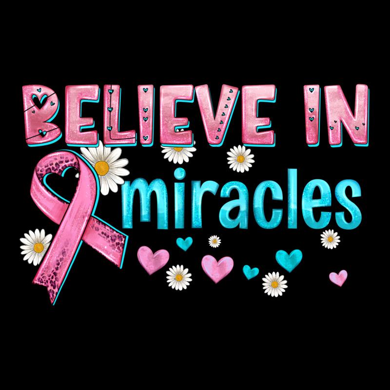 Believe In Miracles With Ribbon Ladies Tee by HRA Design Shop | Teevron