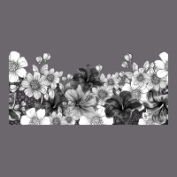 Black And White Floral Premium Sweatshirt | Teevron