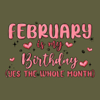 February Is My Birthday Yes The Whole Month Malia Vintage Tee | Teevron
