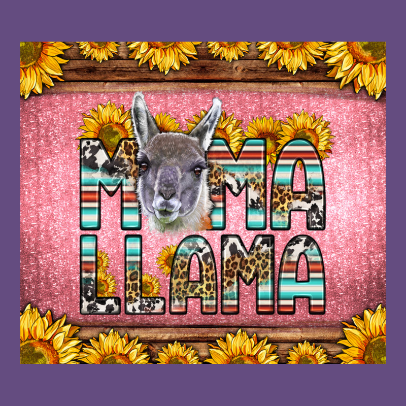 Mama Llama Sunflowers Vintage Hoodie by LillyAllenDesigns | Teevron