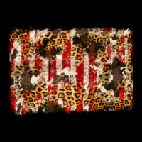 America, Cowhide, Leopard Backgraund Ladies Tee | Teevron