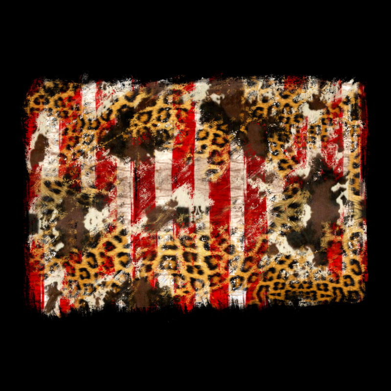 America, Cowhide, Leopard Backgraund Ladies Tee by JahusDesignShop | Teevron