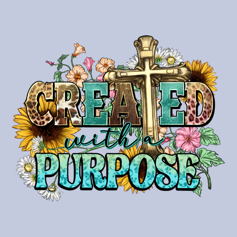 Created With A Purpose Long Sleeve Tee by NancyCooperArtShop | Teevron