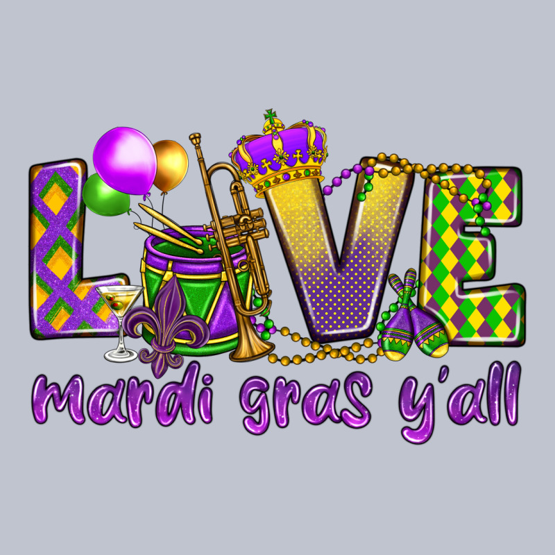 Love Mardi Gras Y'all Premium Hoodie by HowdyJamesFarm | Teevron