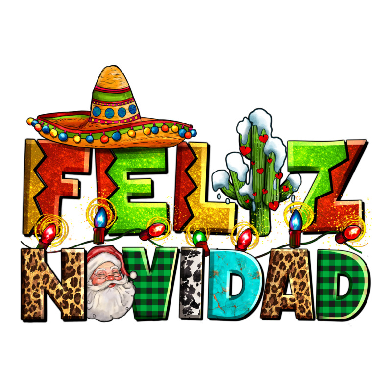 Feliz Navidad Sombrero Premium Tee by AdoDesignShop | Teevron