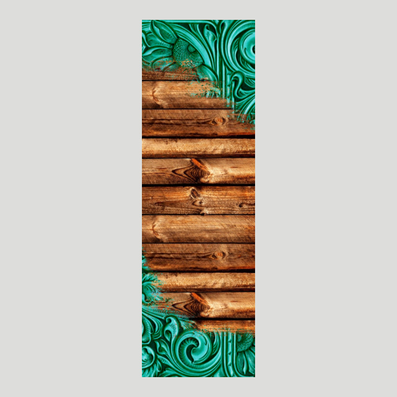Western Tooled Leather Sunflower Turquoise Gemstone Pen Wrap 1 Zipper Hoodie by Jasminsmagicworld | Teevron