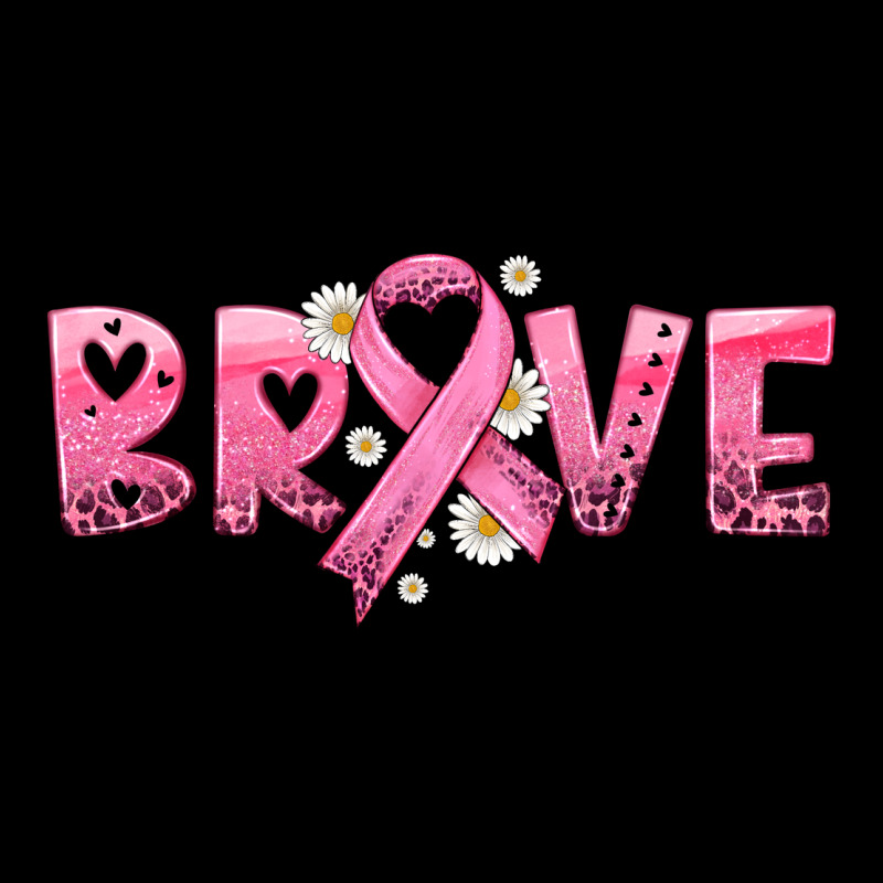 Brave With Ribbon Ladies Tee by HRA Design Shop | Teevron