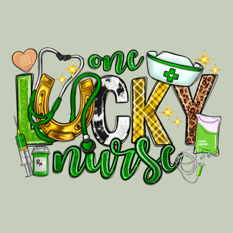 St Patricks Day One Lucky Nurse Ladies Tee by Neo Western | Teevron