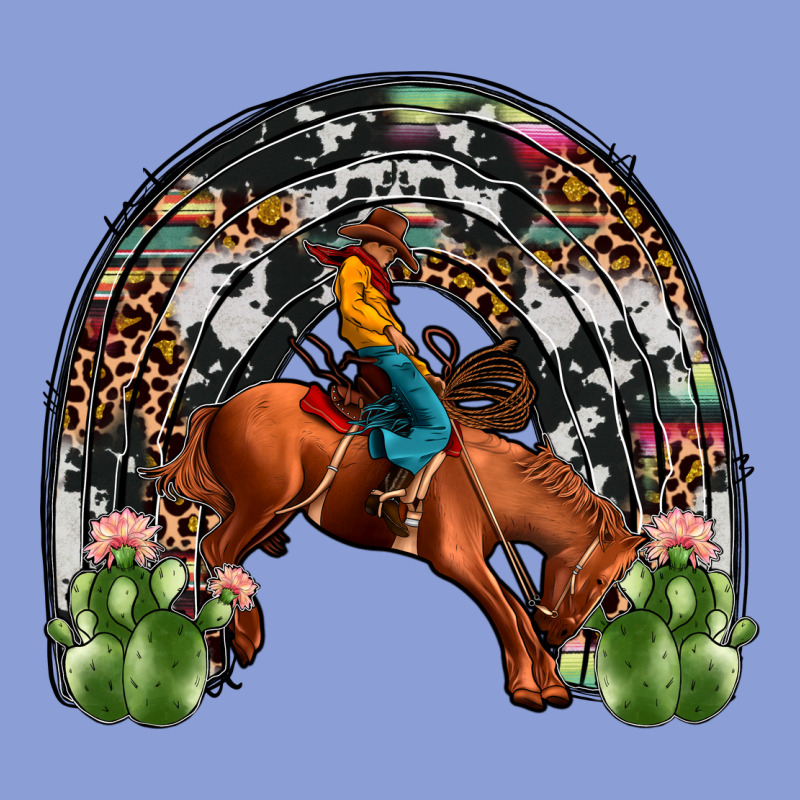 Rodeo Cowboy Rainbow Long Sleeve Tee by JahusDesignShop | Teevron