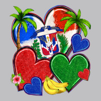 Dominican Repuclic Hearts Long Sleeve Tee | Teevron