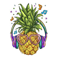 pineapple with headphone | Teevron