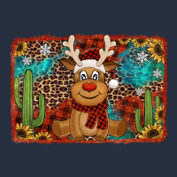 Western Christmas Reindeer With Background Zipper Hoodie | Teevron