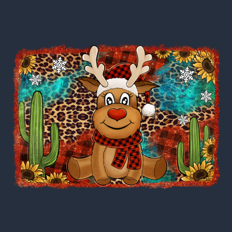 Western Christmas Reindeer With Background Zipper Hoodie by Jasminsmagicworld | Teevron