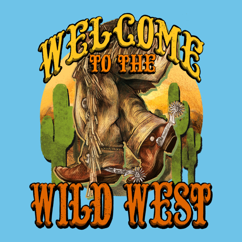Welcome To The Wild West Cowboy Boots Premium Sweatshirt by HowdyJamesFarm | Teevron