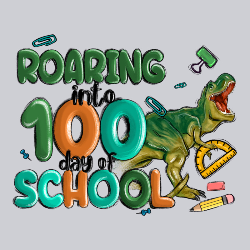Roaring Into 100 Day Of School Heavyweight Sweatshirt by MaliasSmallBusiness | Teevron