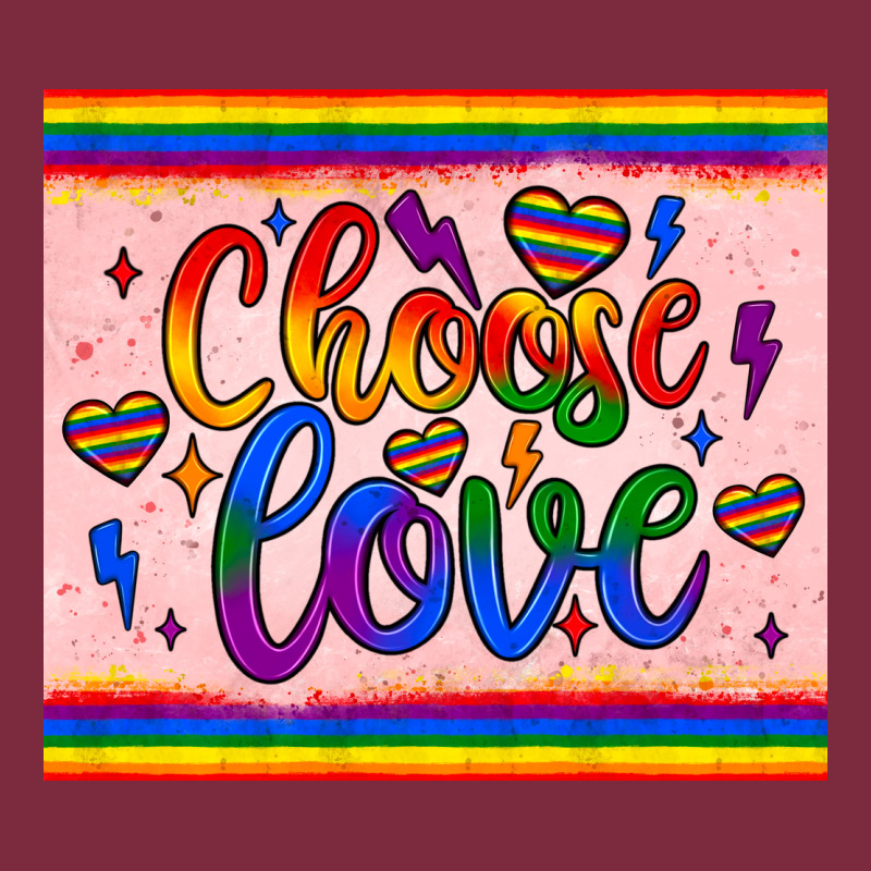 Choose Love Tumbler Premium Hoodie by JahusDesignShop | Teevron